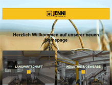 Tablet Screenshot of jenni-lueftungen.ch